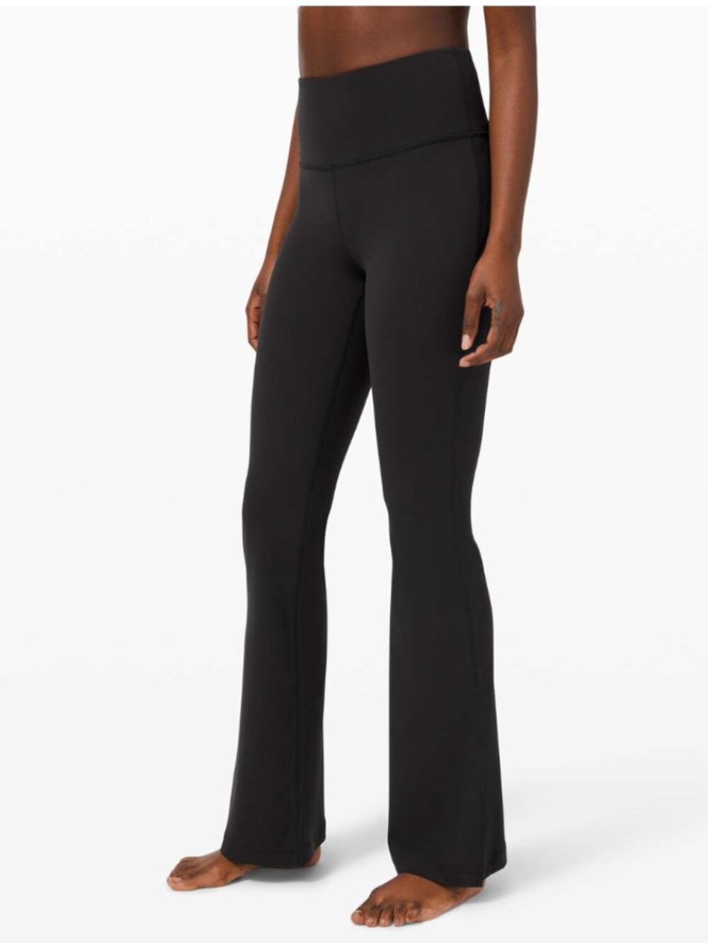 Lululemon Groove Pant Flare Leggings Super High-Rise Nulu Black Yoga Size 2